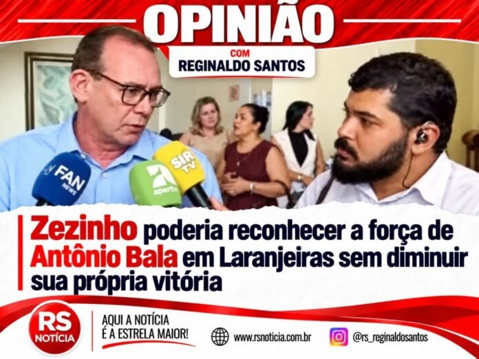 OPINIÃO | Zezinho poderia reconhecer a força de Antônio Bala em Laranjeiras sem diminuir sua própria vitória