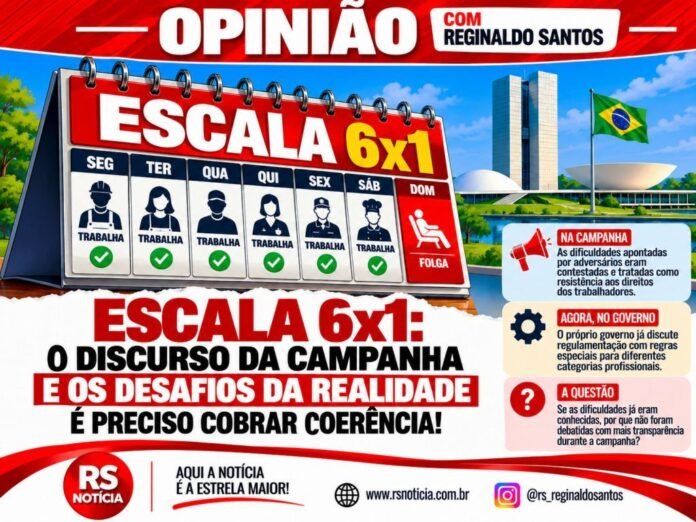 OPINIÃO | Escala 6x1: entre as promessas da campanha e os desafios de governar, Lula enfrenta cobrança por coerência