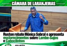 Ruston rebate Mônica Sobral e apresenta esclarecimentos sobre Lambe-Sujos e Caboclinhos Ruston rebate Mônica Sobral e apresenta esclarecimentos sobre Lambe-Sujos e Caboclinhos