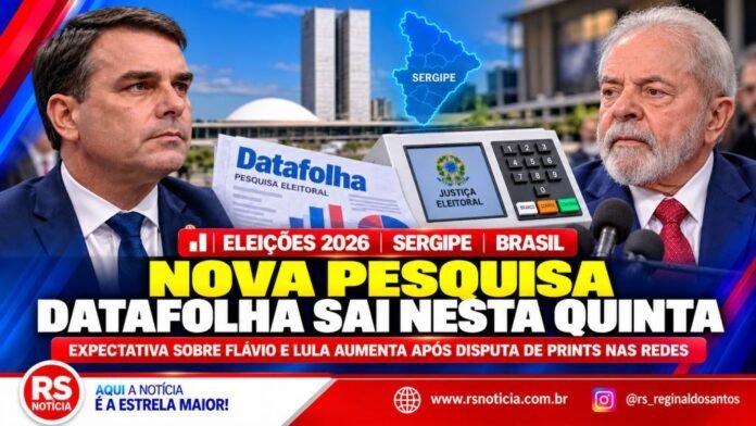 Nova pesquisa Datafolha sai nesta quinta; expectativa sobre Flávio e Lula aumenta após disputa de prints nas redes