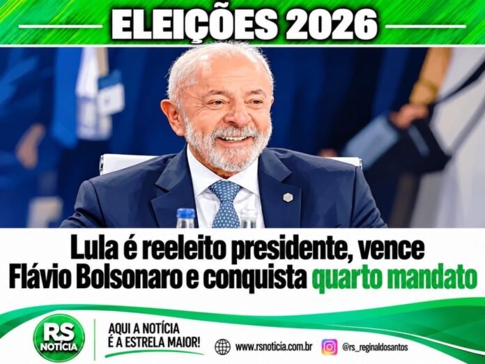 Lula é reeleito presidente, vence Flávio Bolsonaro e conquista quarto mandato